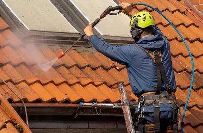 Démoussage et hydrofuge de toiture à Houdan
